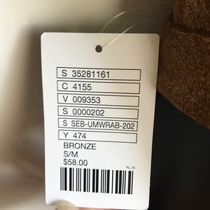 Anthropologie Accessories - Anthropologie Bronze ADA Wrap 7 Ways Leather Belt Anthropologie Accessories - Anthropologie Bronze ADA Wrap 7 Ways Leather Belt
